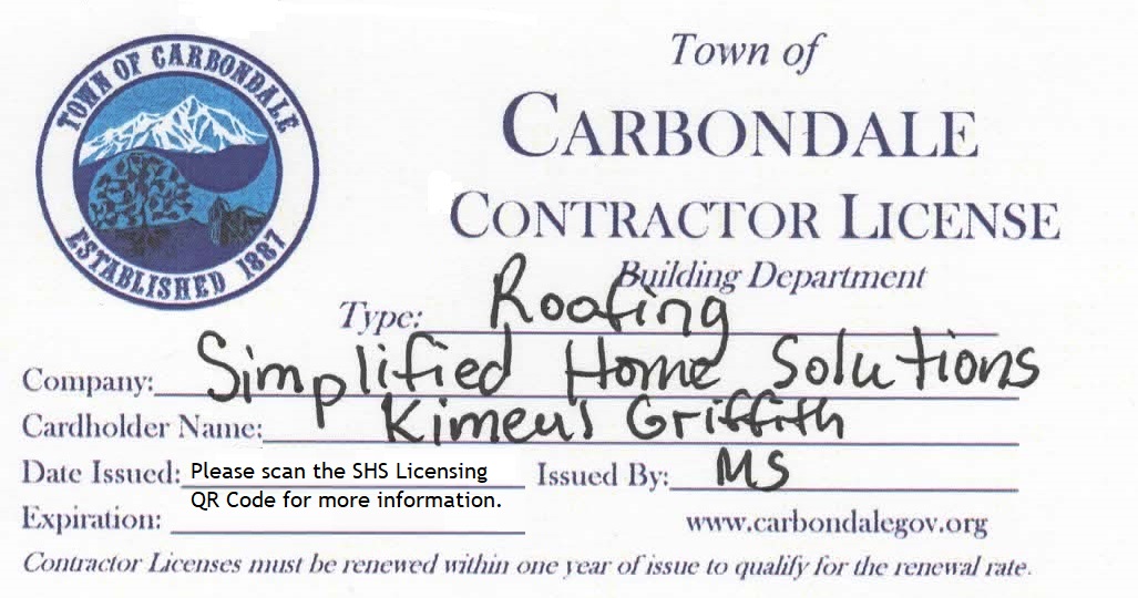 Town of Carbondale - Contractor License